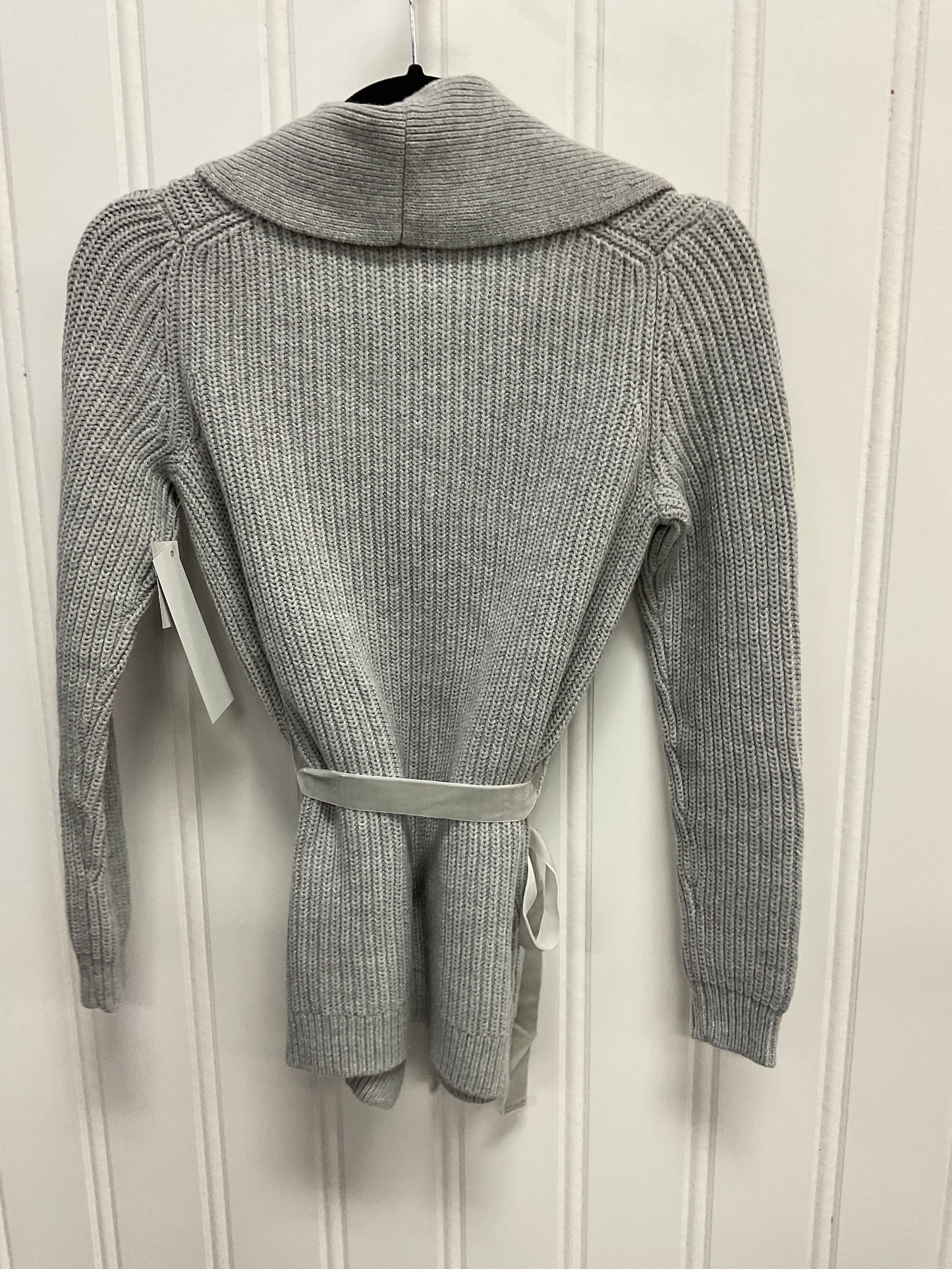 Sweater Cardigan By Talbots In Grey, Size:Xsp