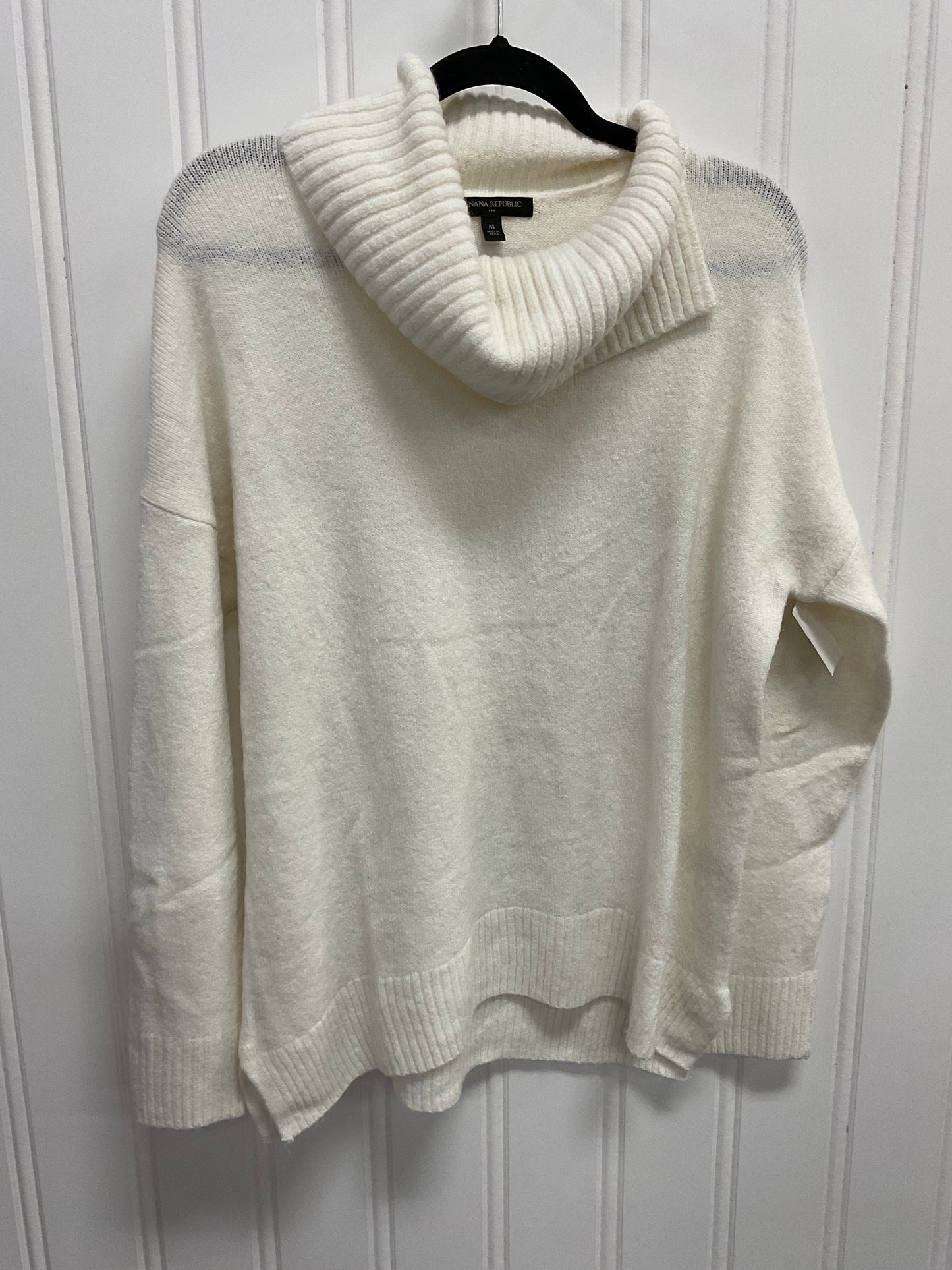 Sweater By Banana Republic In White, Size:M