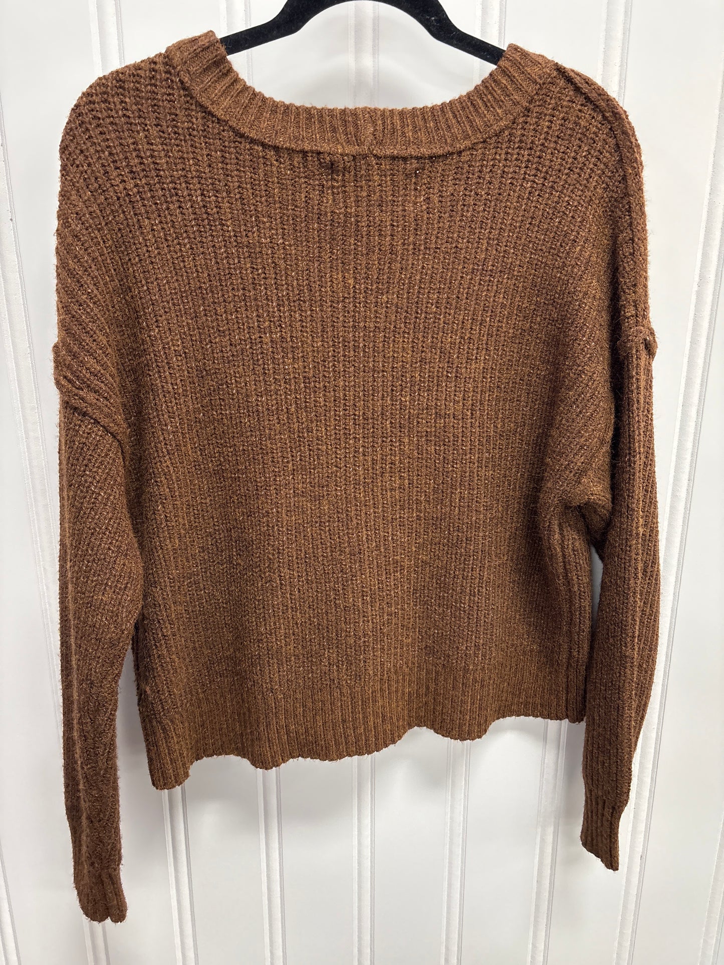 Sweater By American Eagle In Brown, Size:Sp