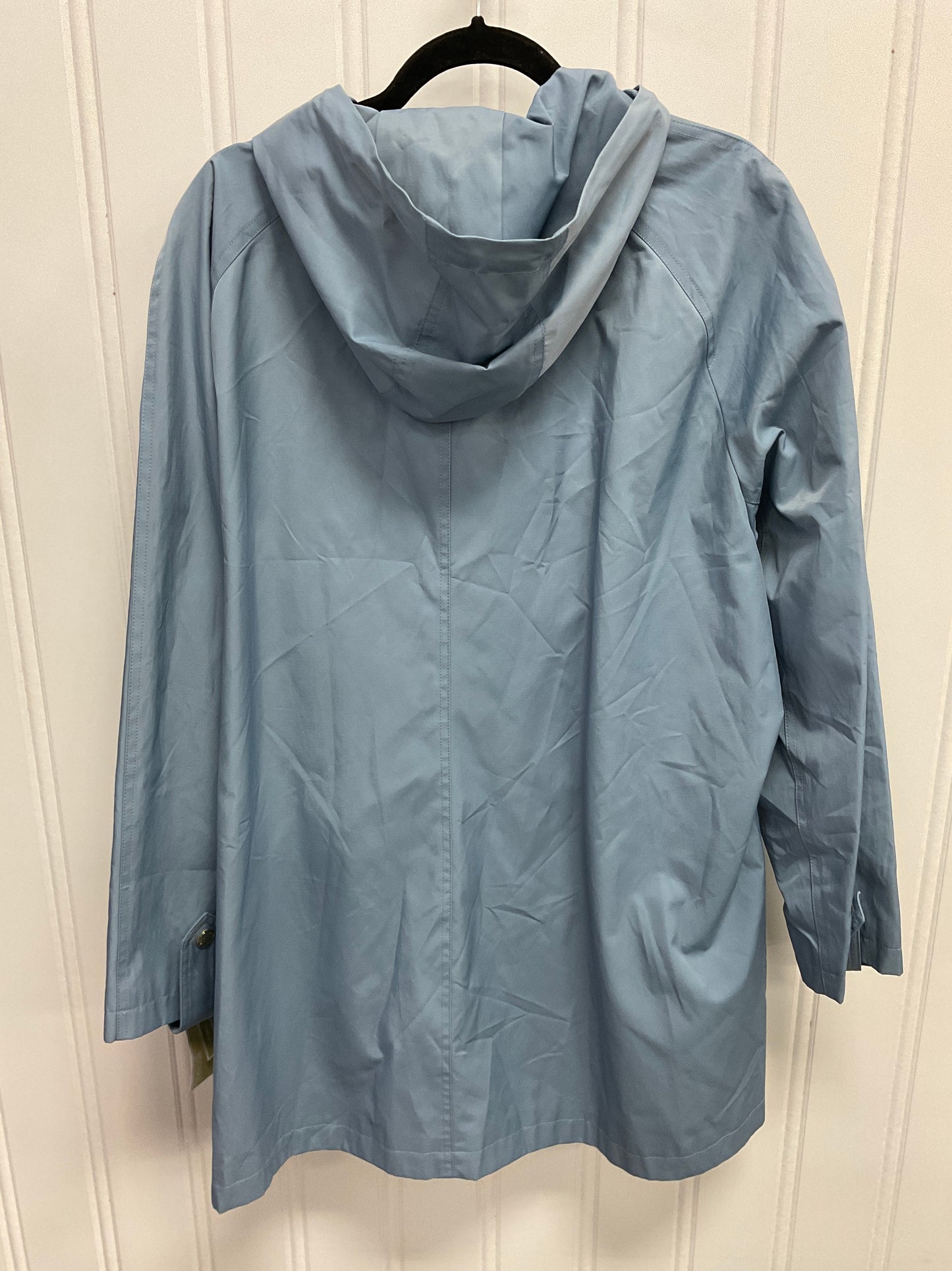 Coat Raincoat By Michael By Michael Kors In Blue, Size:2X