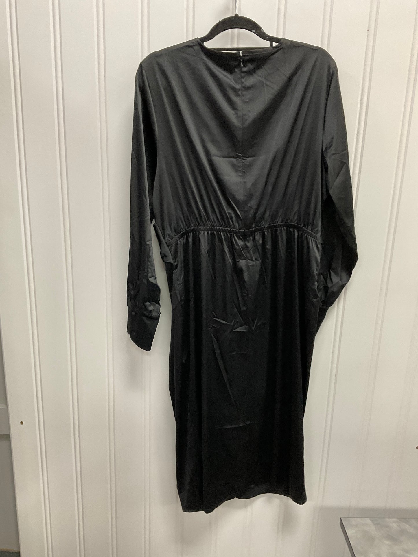 Dress Casual Midi By Lane Bryant In Black, Size:1X