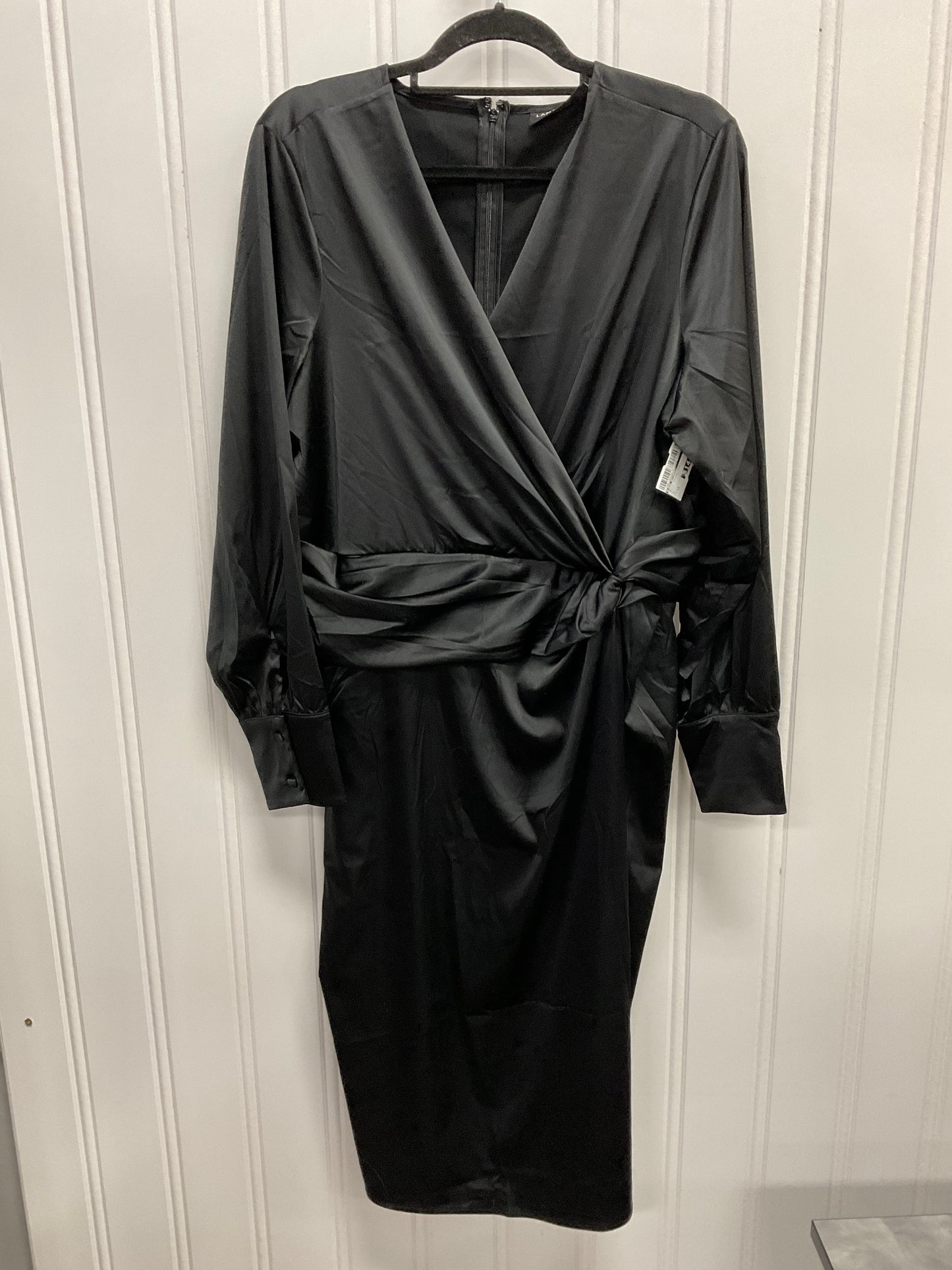 Dress Casual Midi By Lane Bryant In Black, Size:1X