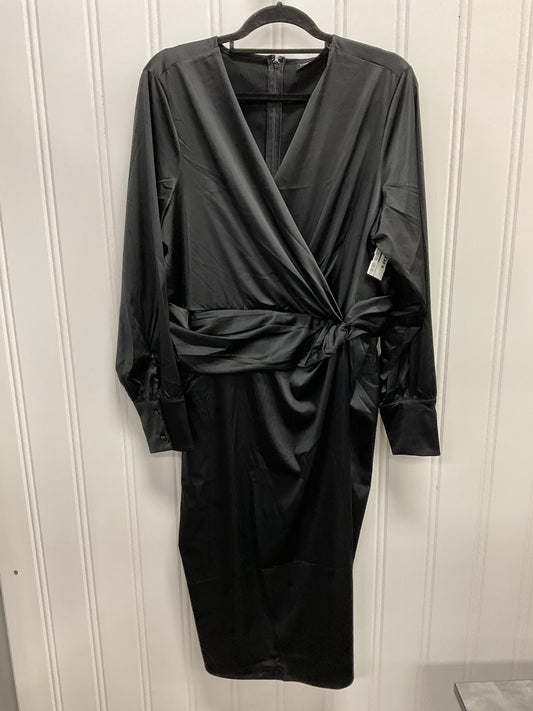 Dress Casual Midi By Lane Bryant In Black, Size:1X