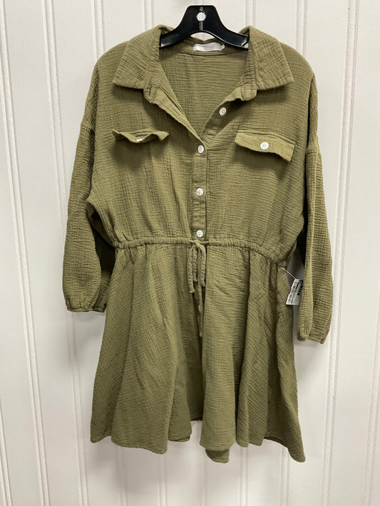 Dress Casual Midi By Clothes Mentor In Green, Size:L