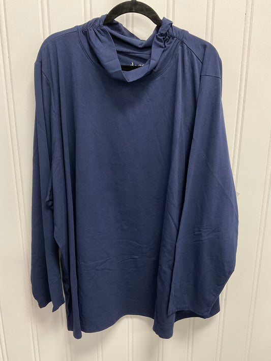 Top Ls Basic By Clothes Mentor In Navy, Size:5