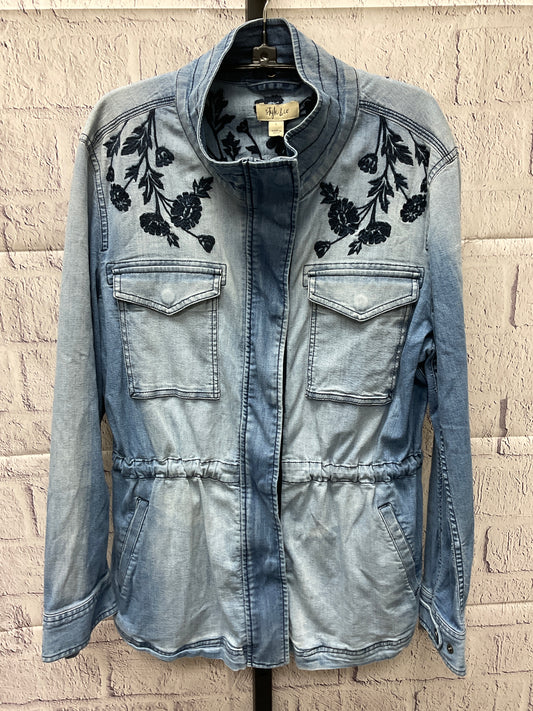 Jacket Denim By Style And Company  Size: L