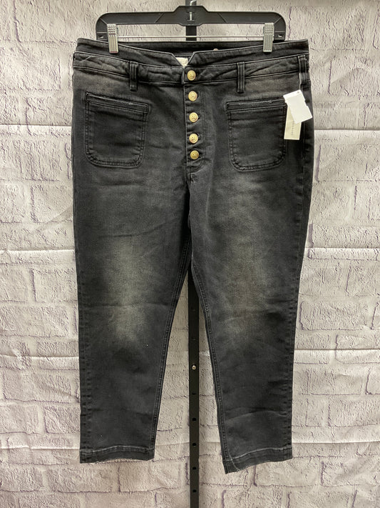 Jeans Straight By Pilcro  Size: 14