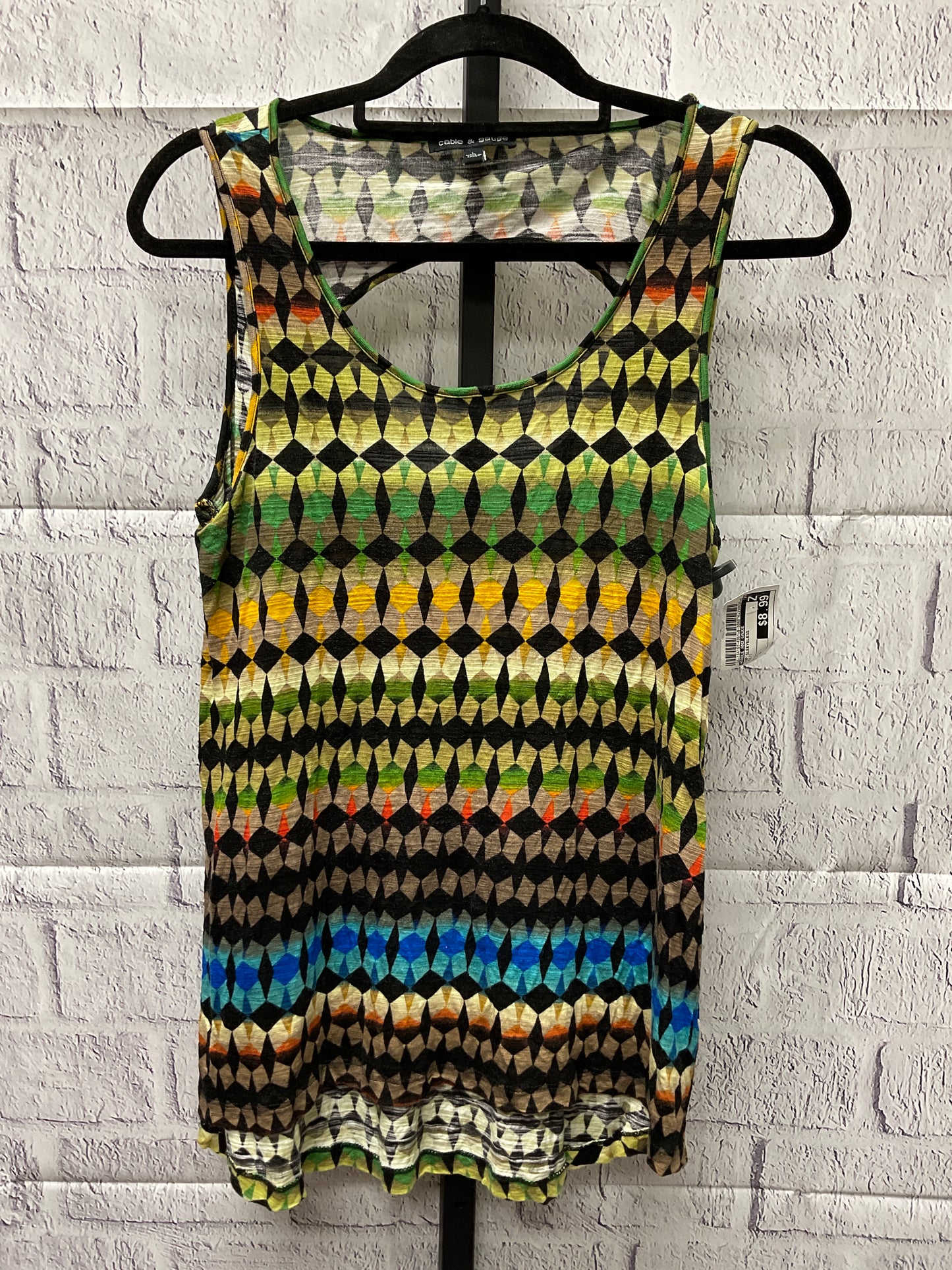 Top Sleeveless By Cable And Gauge  Size: L